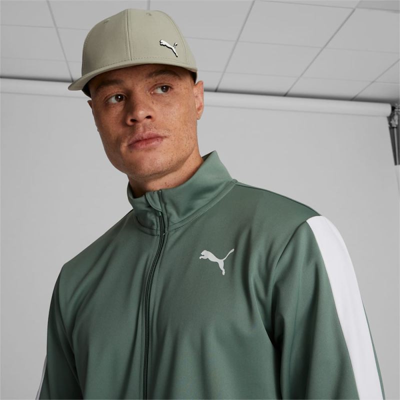 Puma | Men's Sonic Stretch Fit Baseball Hat - OLIVE/KHAKI