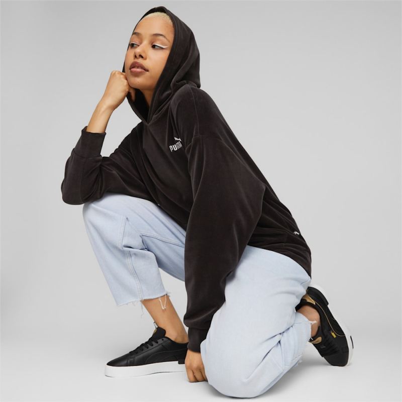 Puma | Women's ESS+ Hoodie - Black