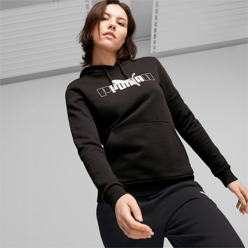 Puma | Women's ESS+ LOGO LAB Hoodie - Black