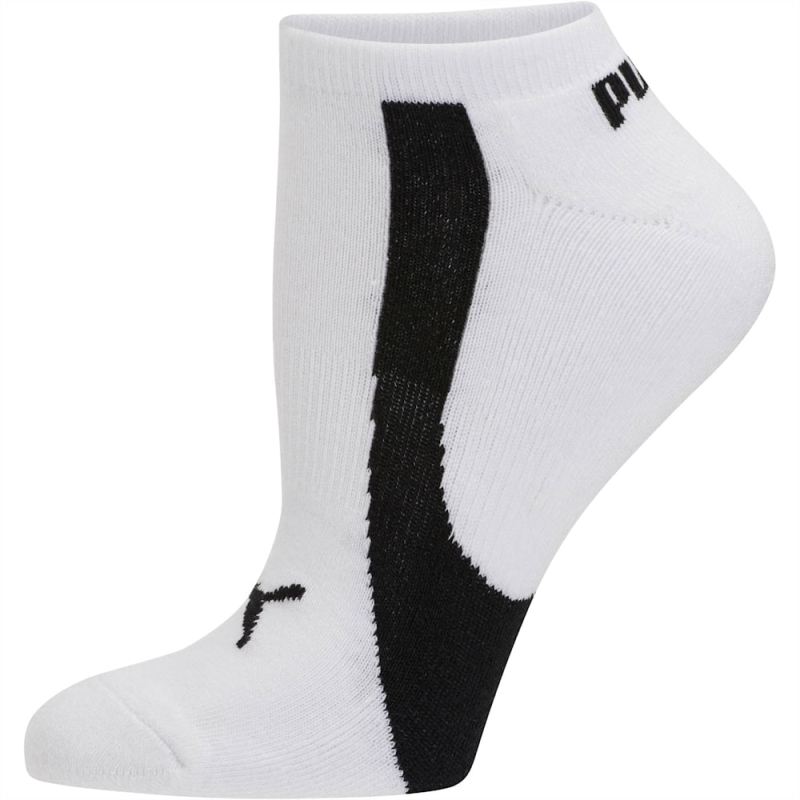 Puma | Women's No Show Socks [3 Pairs] - white-black