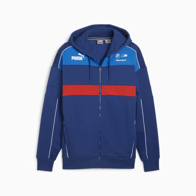 Puma | Men's BMW M Motorsport SDS Motorsports Hooded Sweat Jacket - Pro Blue-M Color