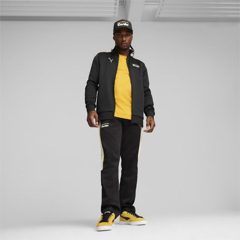 Puma | Men's Porsche Legacy MT7 Motorsport Track Jacket - Black