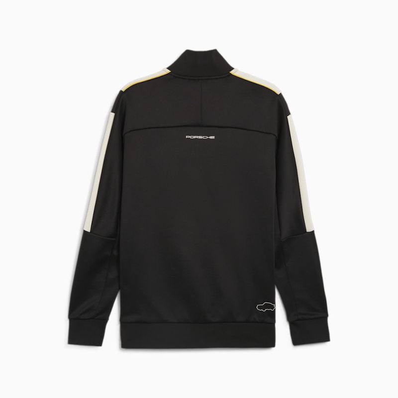 Puma | Men's Porsche Legacy MT7 Motorsport Track Jacket - Black