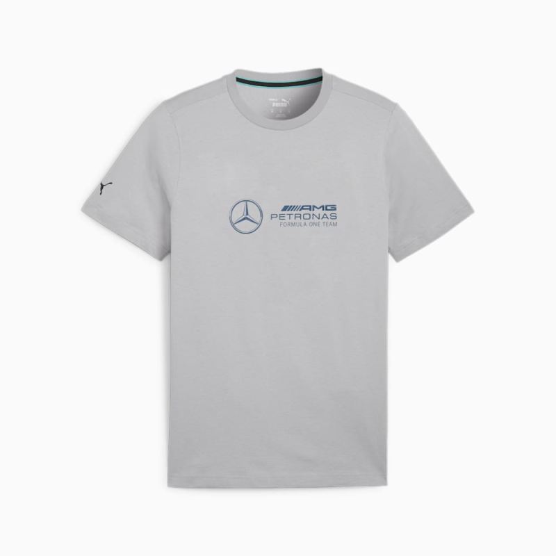 Puma | Men's Mercedes AMG-Petronas F1 Motorsport Logo Tee - Team Silver