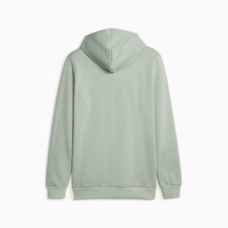 Puma | Men's ESS+ LOGO LAB Hoodie - Green Fog