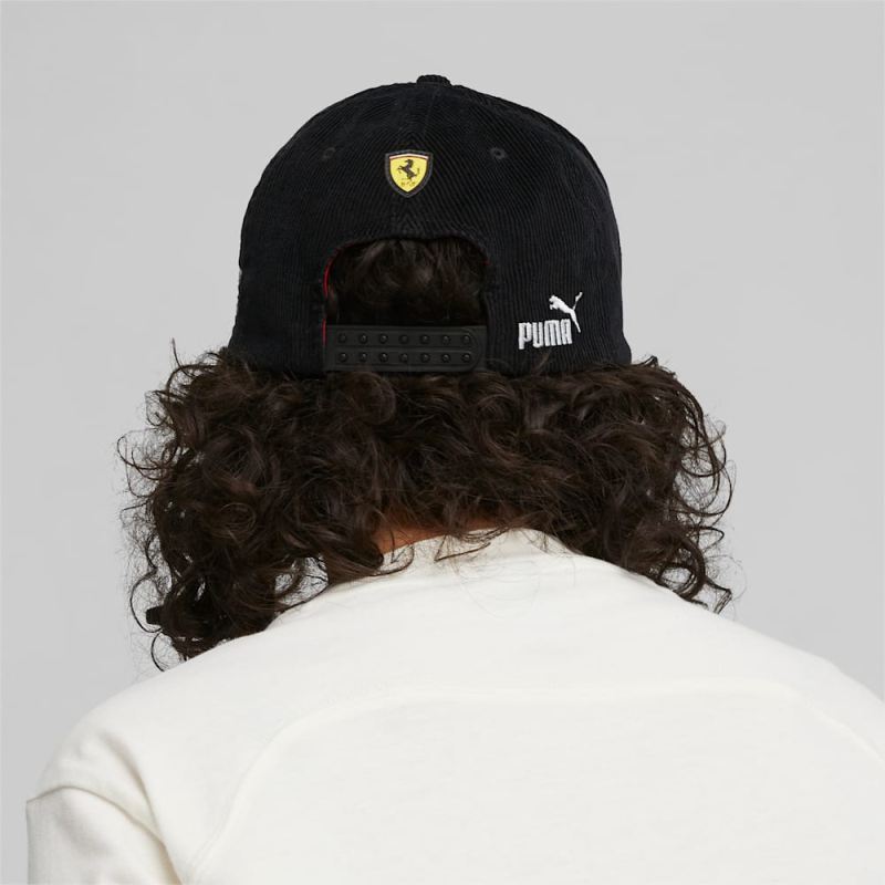 Puma | Men's Scuderia Ferrari Garage Crew Baseball Cap - Black