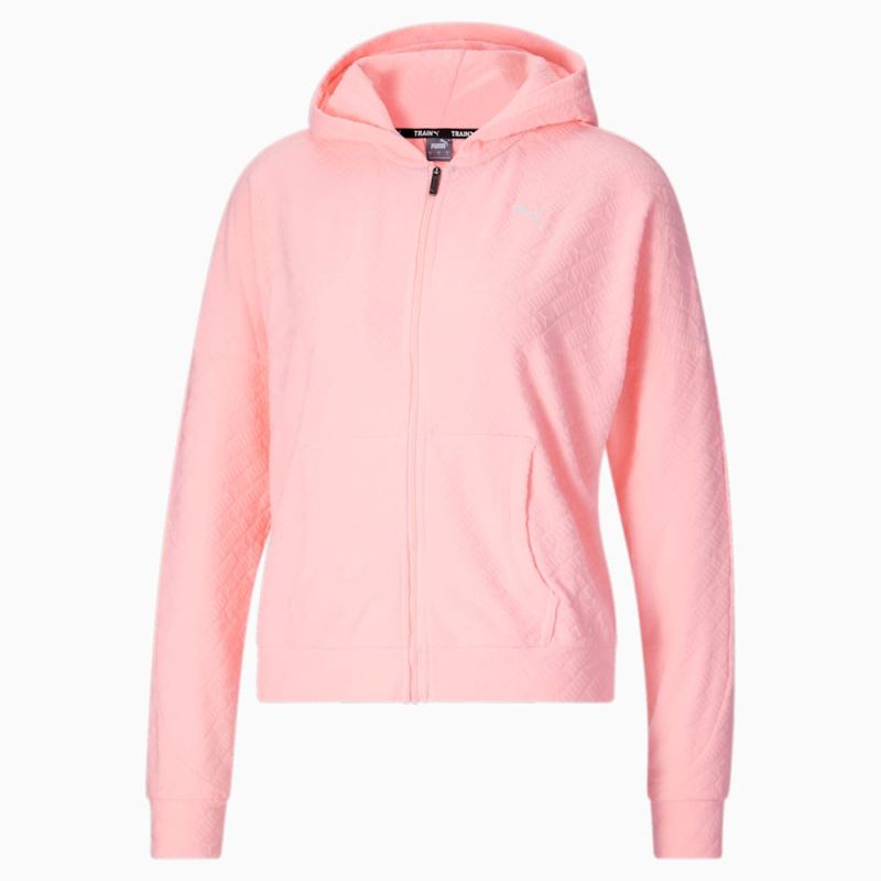 Puma | Women's Fit Fleece Track Jacket - Koral Ice