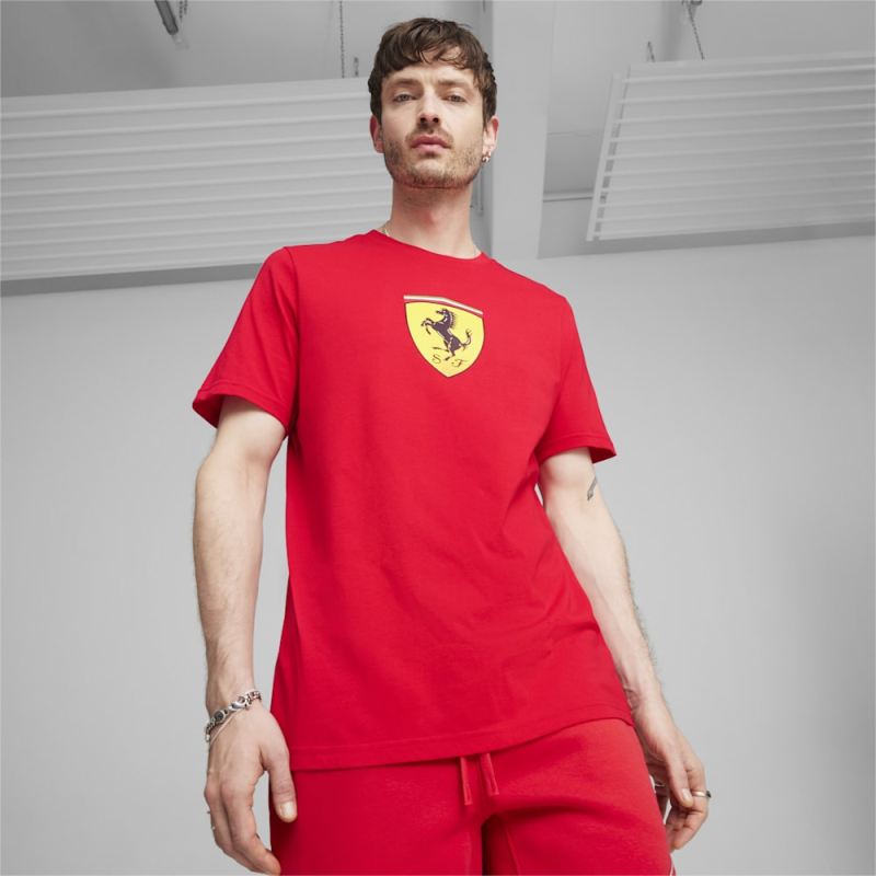 Puma | Men's Scuderia Ferrari Race Tee - Rosso Corsa