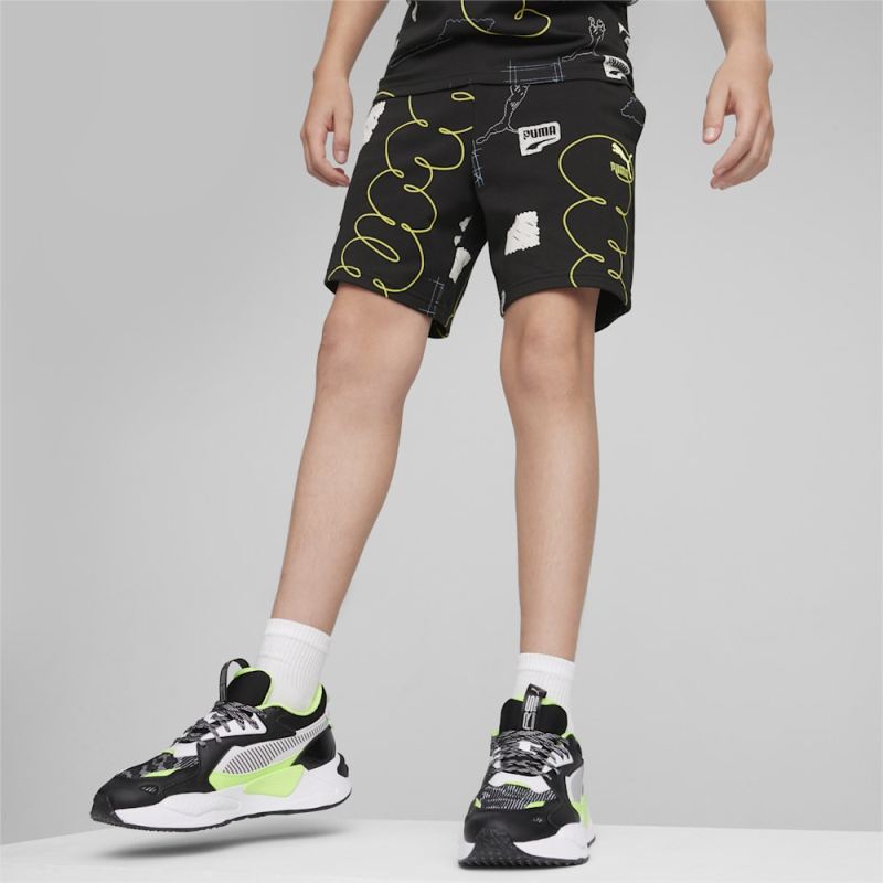 Puma | Boys CLASSICS BRAND LOVE Big Kids Shorts - Black