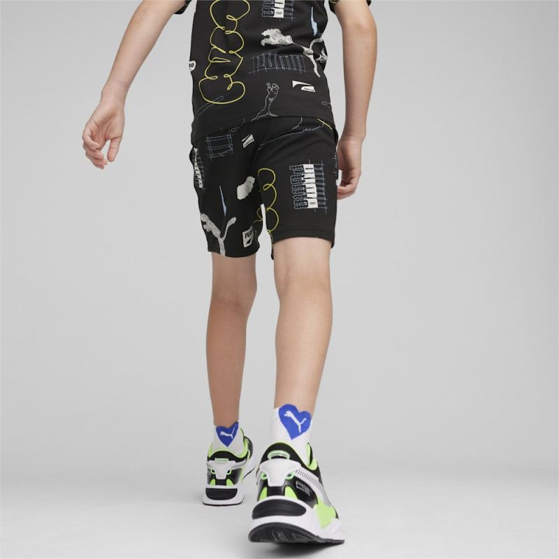 Puma | Boys CLASSICS BRAND LOVE Big Kids Shorts - Black