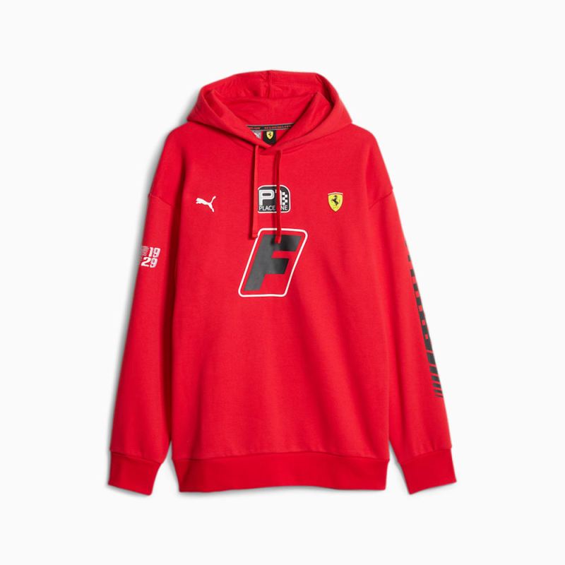 Puma | Men's Scuderia Ferrari Race Garage Crews Hoodie - Rosso Corsa