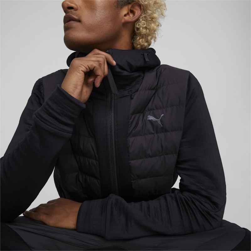 Puma | Men's Puma | Men'sTECH DC PrimaLoft Hybrid Zip-Up Jacket - Black