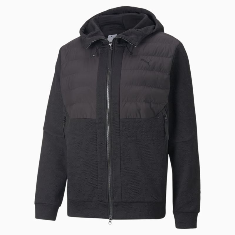 Puma | Men's Puma | Men'sTECH DC PrimaLoft Hybrid Zip-Up Jacket - Black