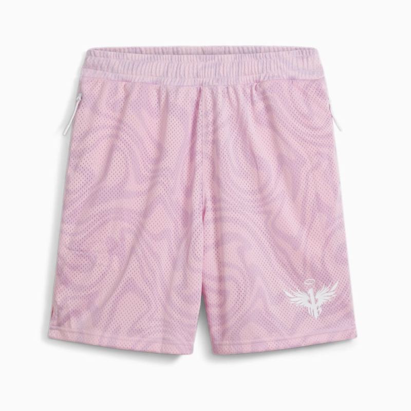 Puma | Men's x LAMELO BALL IRIDESCENT Basketball Shorts - Whisp Of Pink