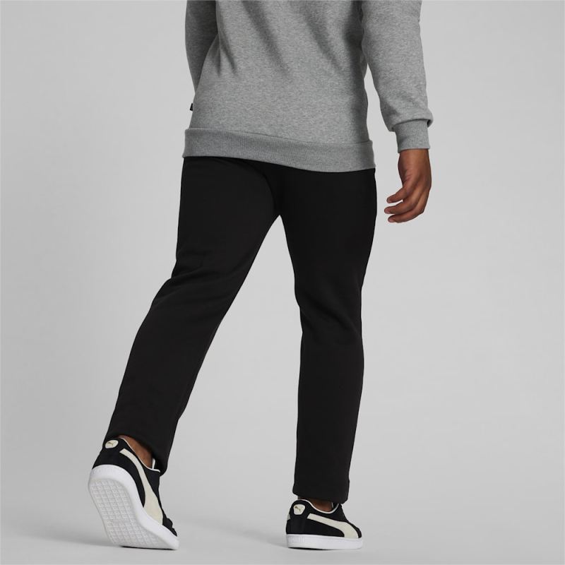 Puma | Men's Essentials Logo Pants - Cotton Black