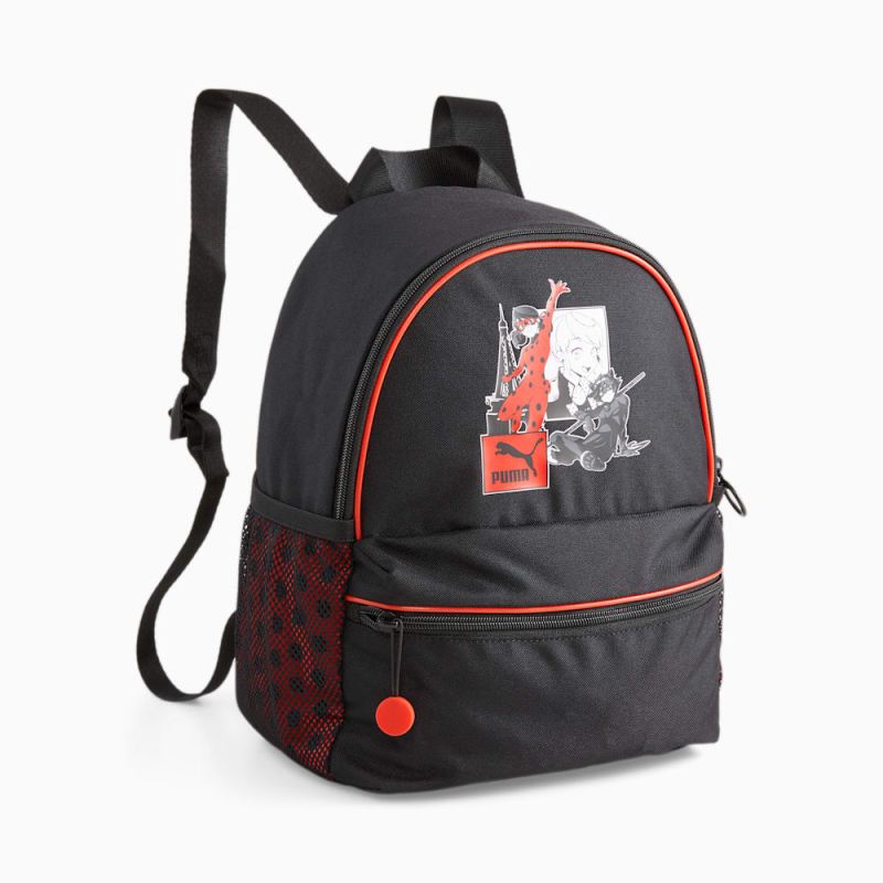 Puma | Girls Puma | Girls x MIRACULOUS Big Kids Backpack - Black-AOP - Click Image to Close