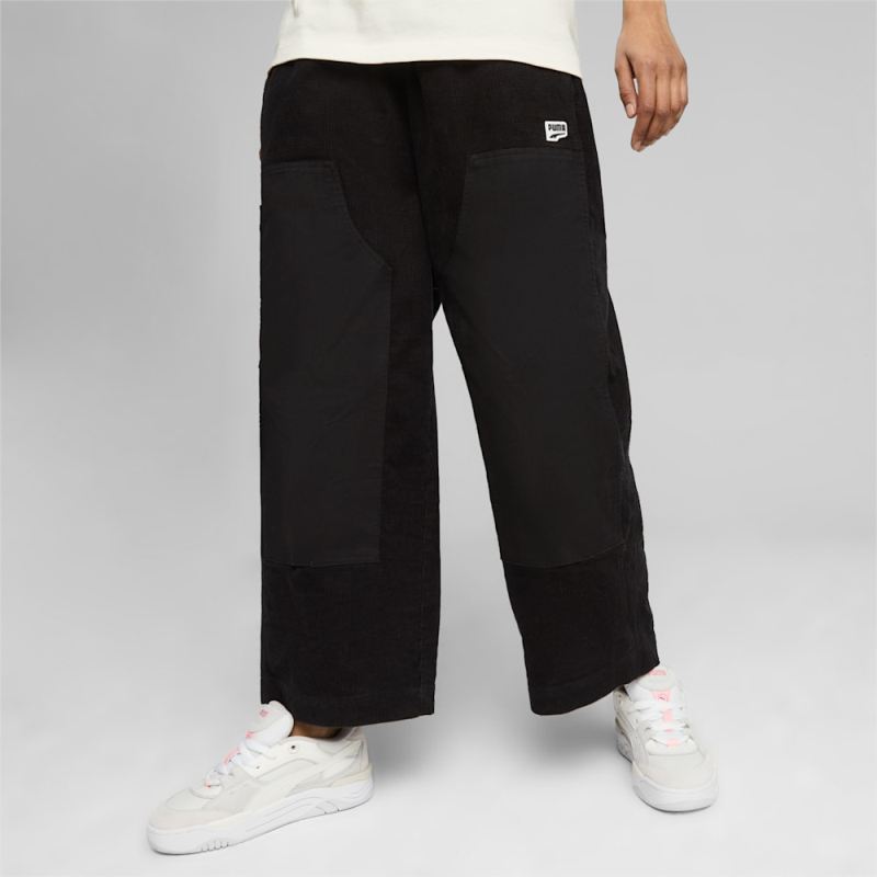 Puma | Women's DOWNTOWN Corduroy Pants - Black