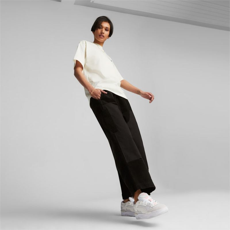 Puma | Women's DOWNTOWN Corduroy Pants - Black