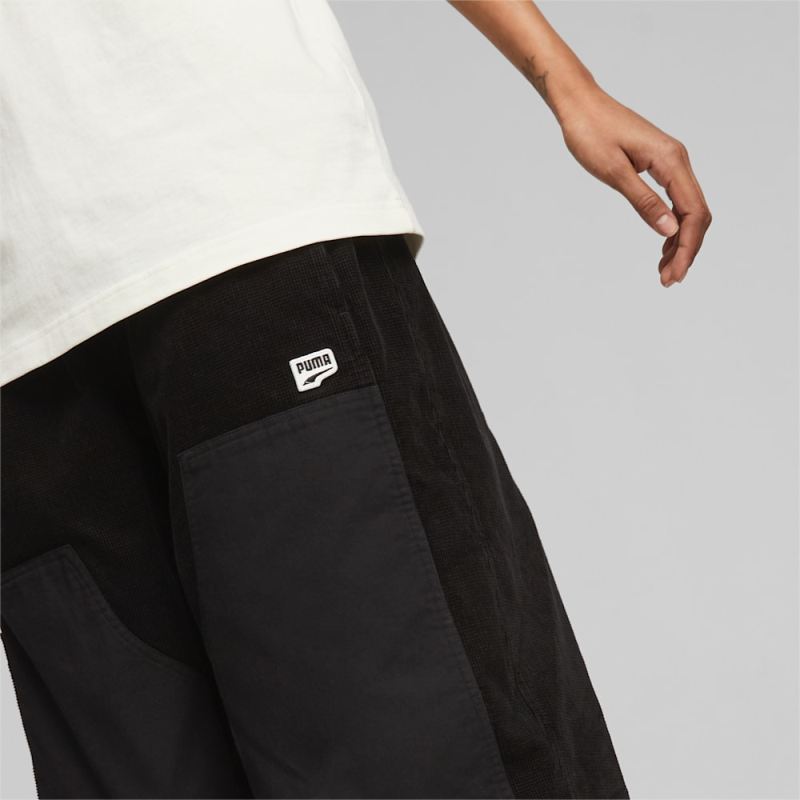 Puma | Women's DOWNTOWN Corduroy Pants - Black