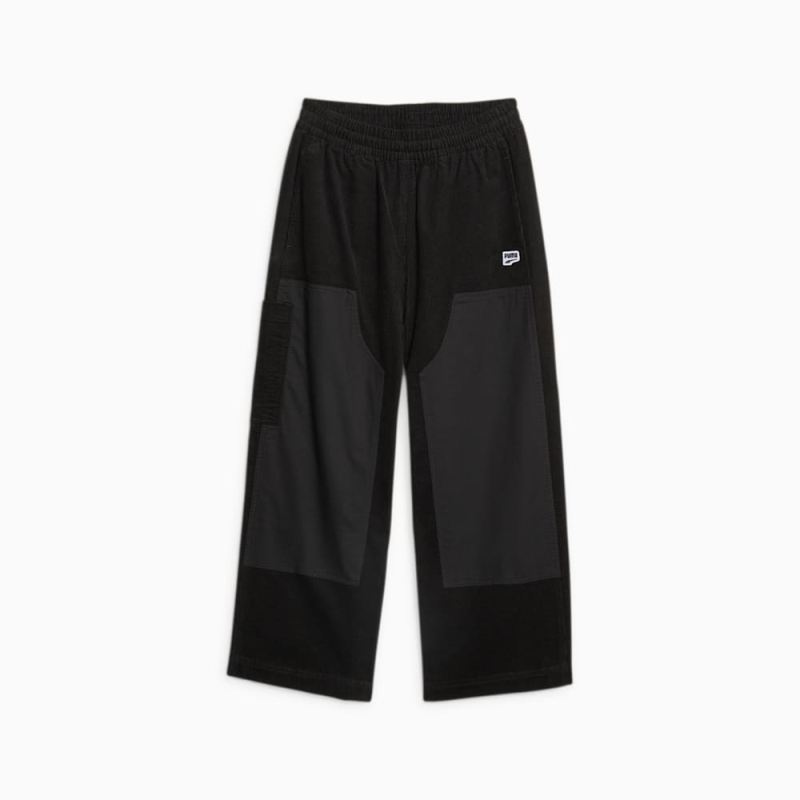 Puma | Women's DOWNTOWN Corduroy Pants - Black