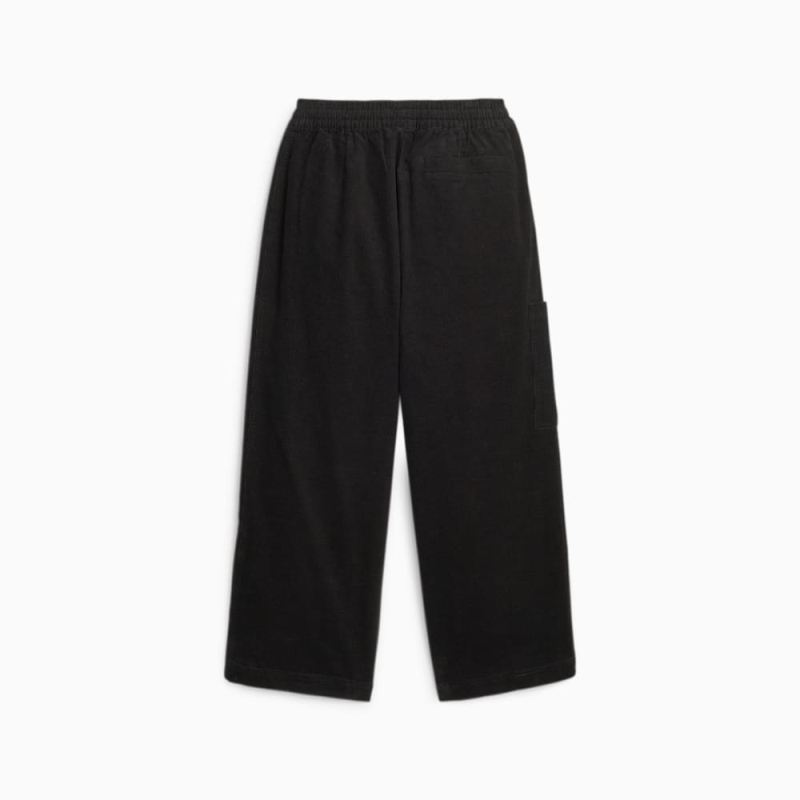 Puma | Women's DOWNTOWN Corduroy Pants - Black