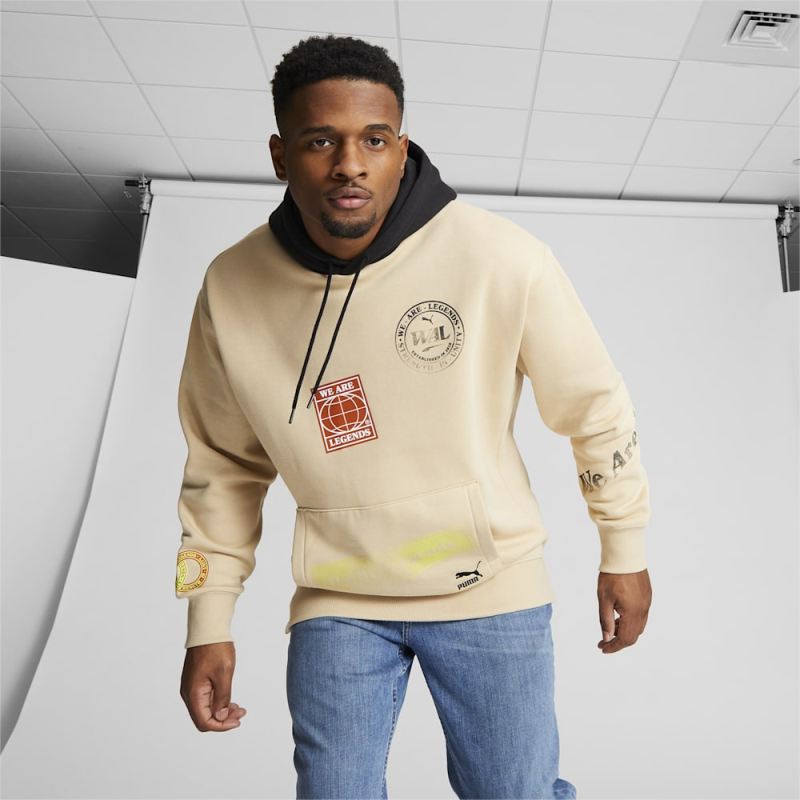 Puma | Men's We Are Legends WRK.WR Hoodie - Light Sand