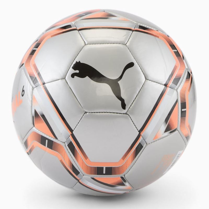 Puma | Women's FINAL 6 Soccer Ball - Silver-Neon Citrus