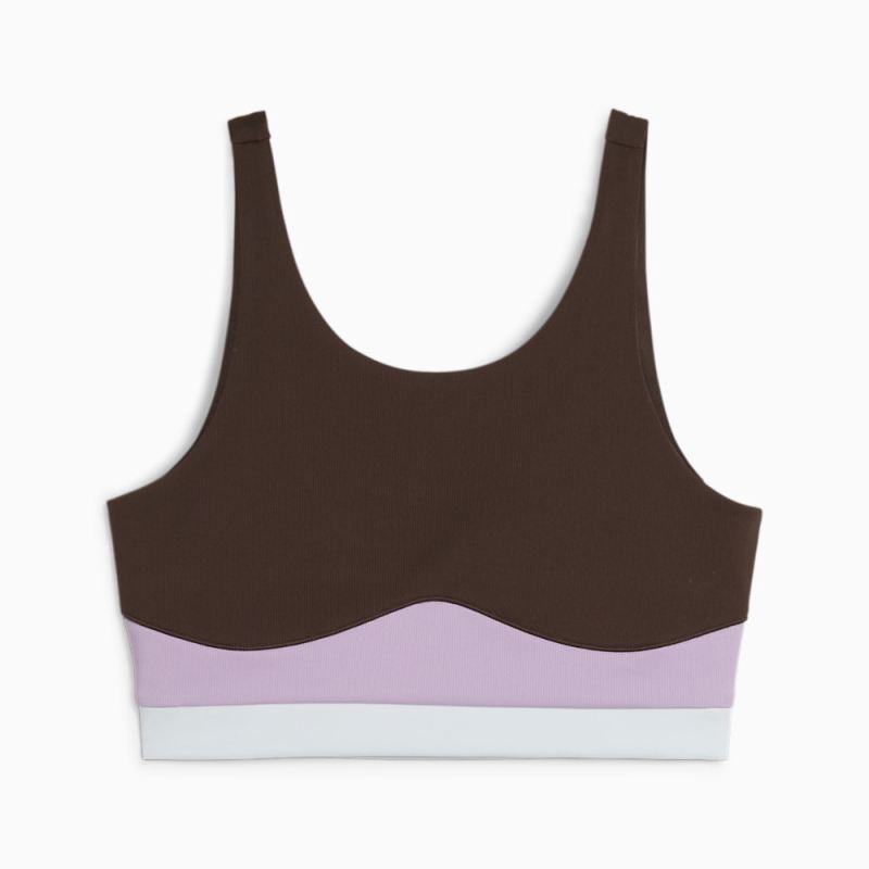 Puma | Women's x lemlem Crop Tank - Dark Chocolate