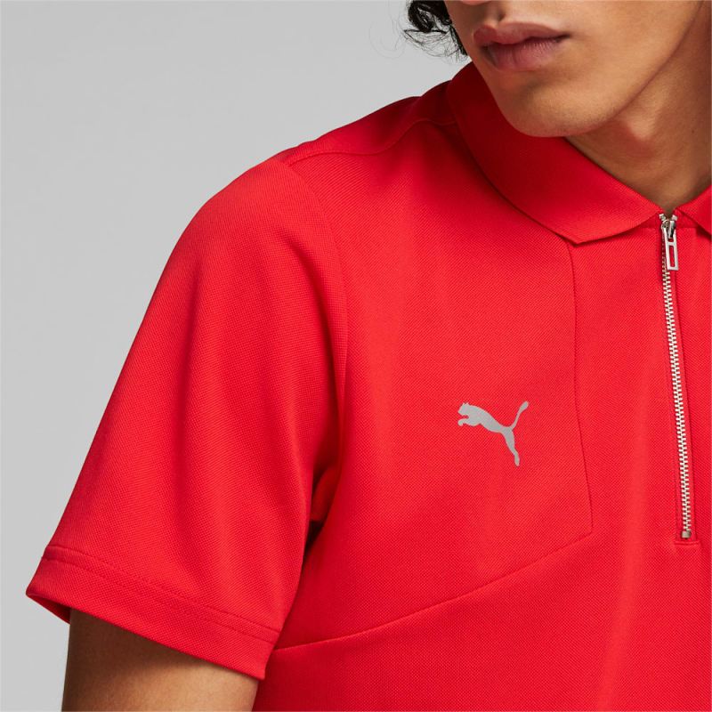 Puma | Men's Scuderia Ferrari Style Polo - Rosso Corsa