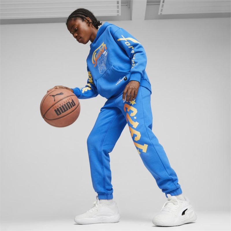 Puma | Girls Basketball Swish Big Kids Sweatpants - Racing Blue