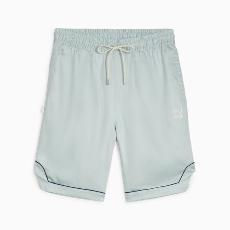 Puma | Women's INFUSE Woven Shorts - Turquoise Surf