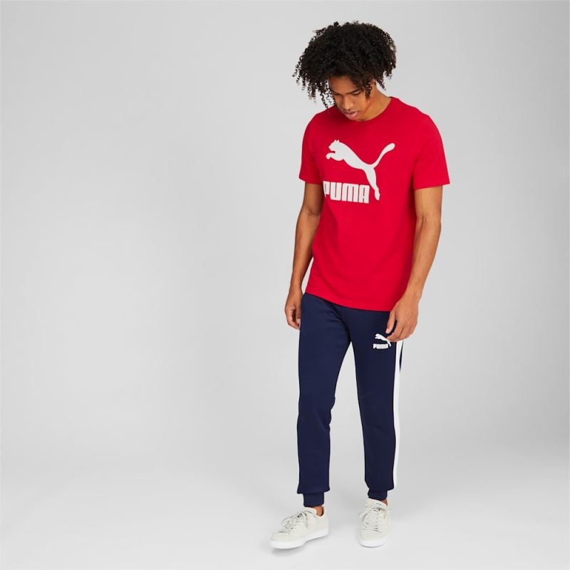 Puma | Men's Classics Logo Tee - High Risk Red-White