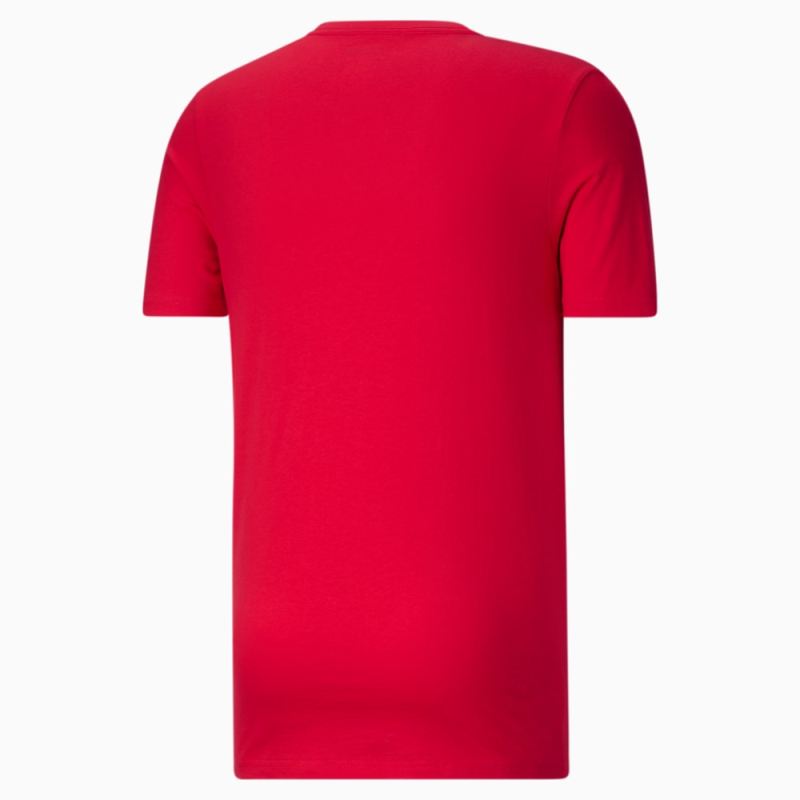 Puma | Men's Classics Logo Tee - High Risk Red-White