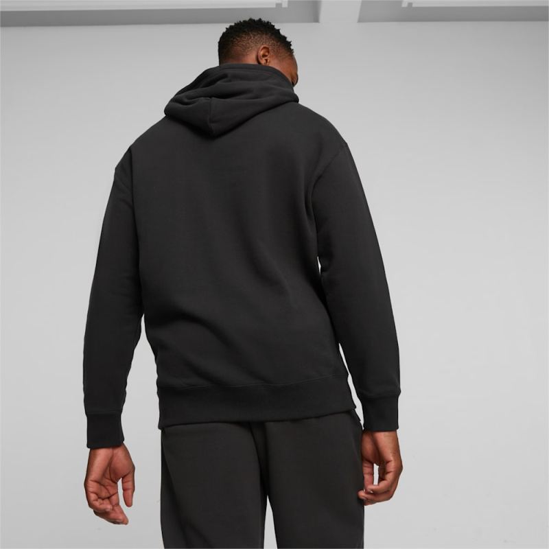 Puma | Men's DOWNTOWN Logo Hoodie - Black