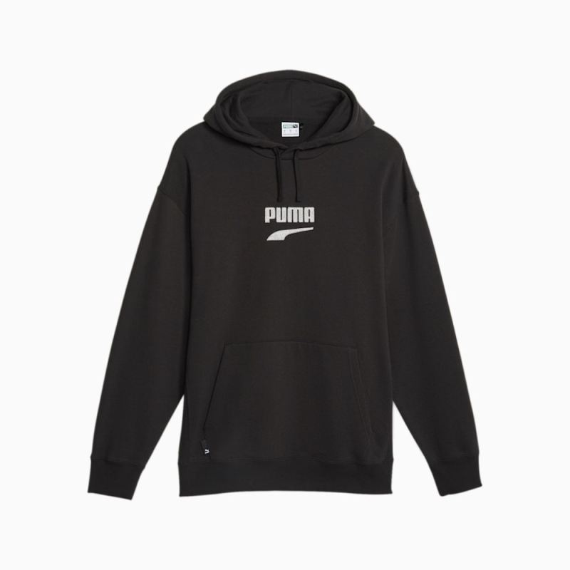 Puma | Men's DOWNTOWN Logo Hoodie - Black