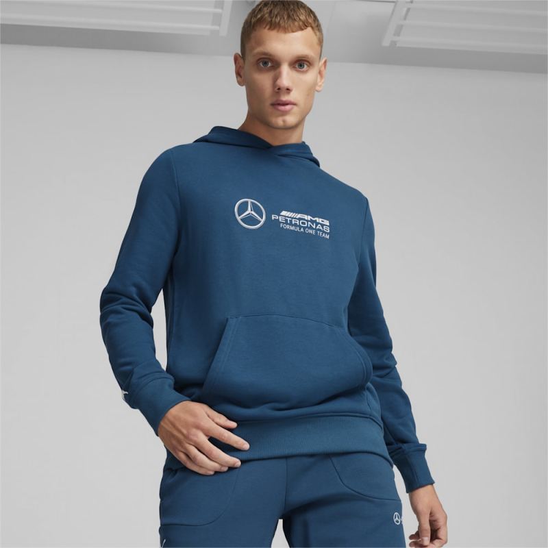 Puma | Men's Mercedes AMG-Petronas F1 Motorsport Hoodie - Ocean Tropic