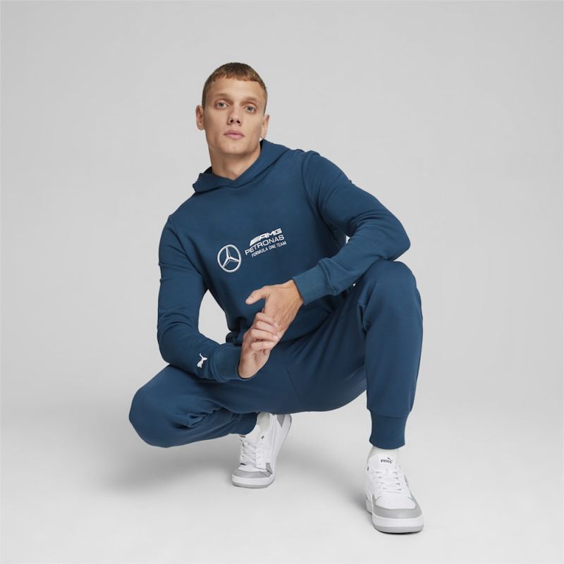 Puma | Men's Mercedes AMG-Petronas F1 Motorsport Hoodie - Ocean Tropic