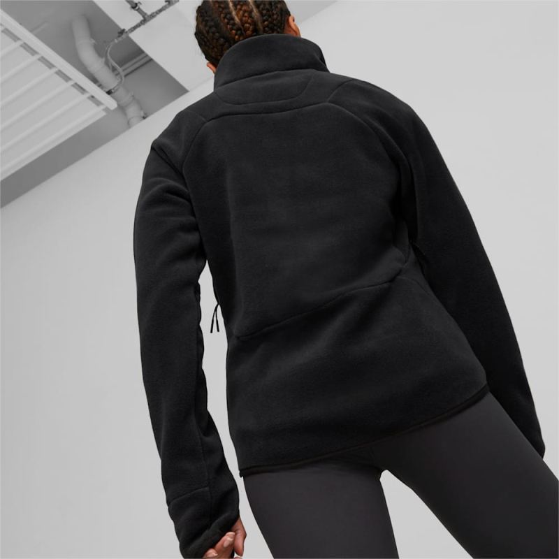 Puma | Women's SEASONS Full-Zip Running Fleece - Black