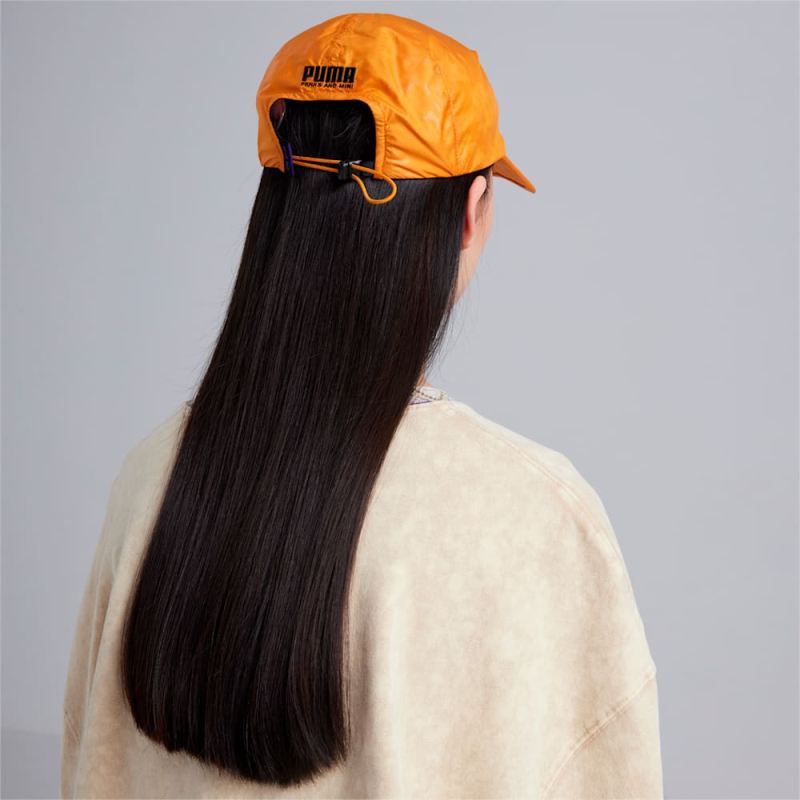 Puma | Women's x PERKS AND MINI Foldable Cap - Orange Brick