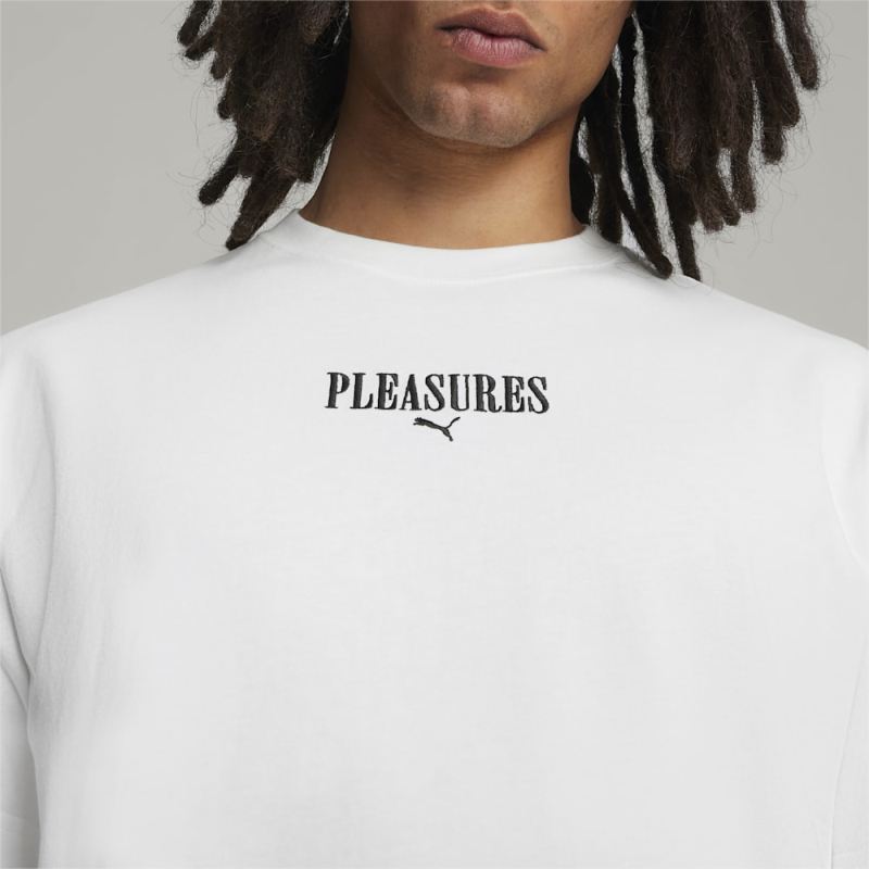 Puma | Men's x PLEASURES Graphic Tee - White