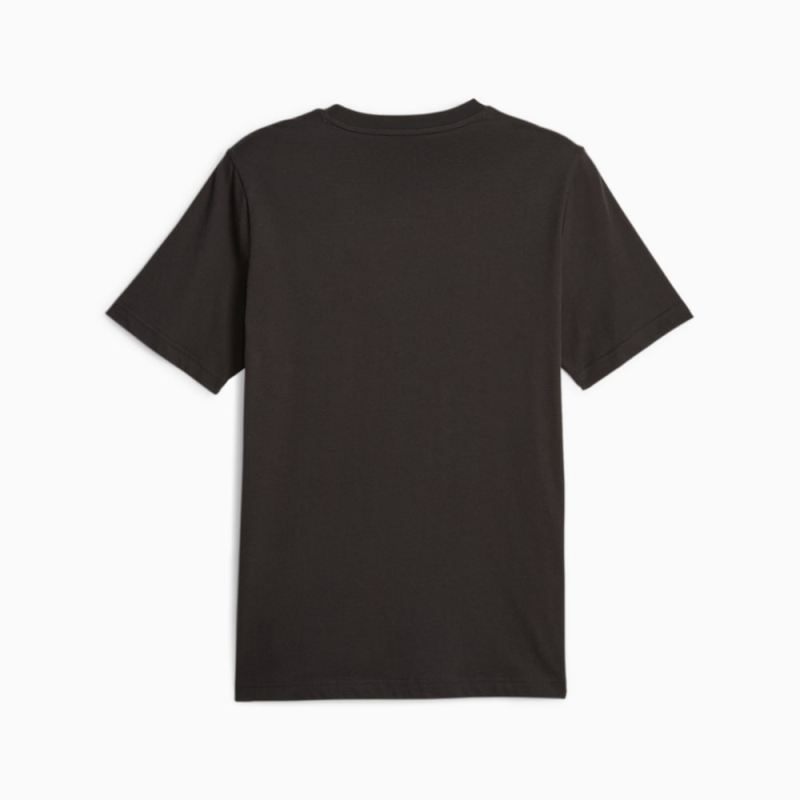 Puma | Men's Essentials+ Multicolor Tee - Black