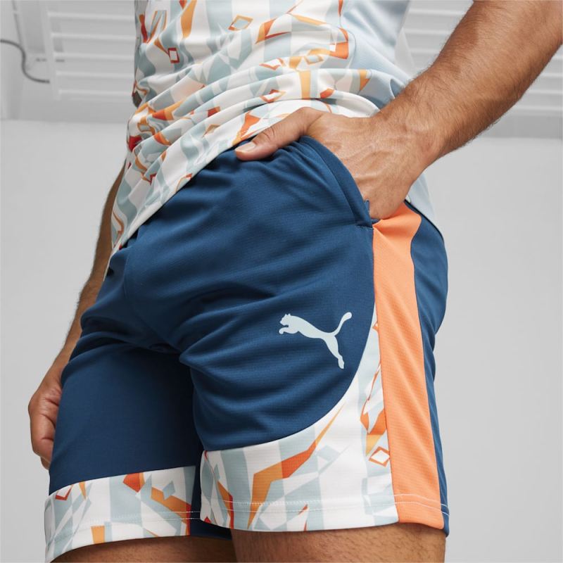 Puma | Men's x NEYMAR JR Creativity Soccer Shorts - Ocean Tropic-Hot Heat