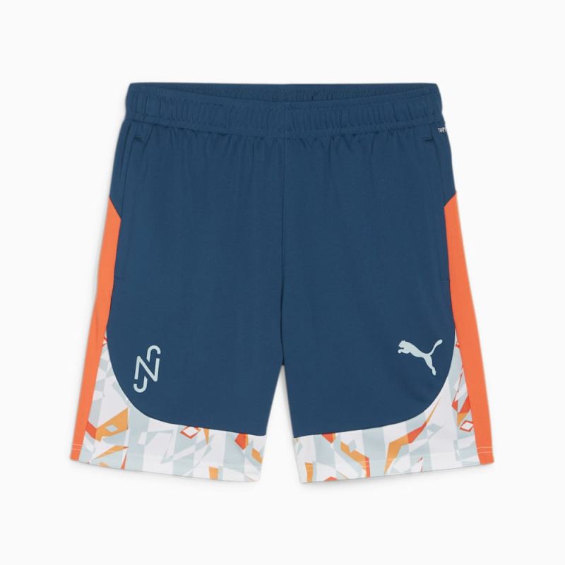 Puma | Men's x NEYMAR JR Creativity Soccer Shorts - Ocean Tropic-Hot Heat