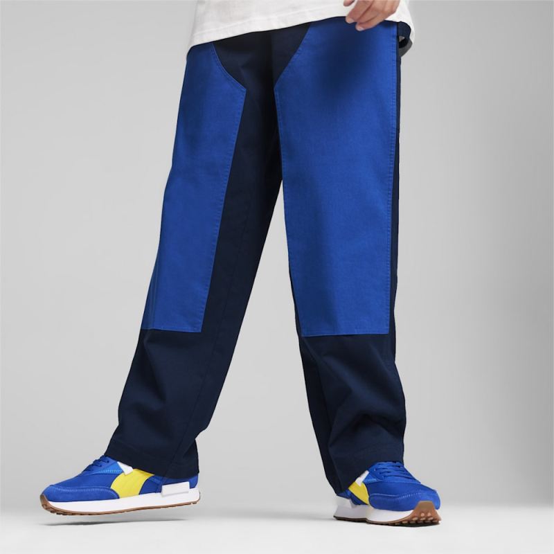 Puma | Men's DOWNTOWN Double Knee Pants - Club Navy