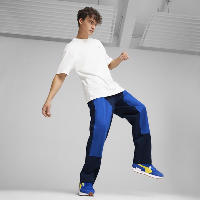 Puma | Men's DOWNTOWN Double Knee Pants - Club Navy