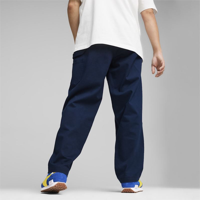 Puma | Men's DOWNTOWN Double Knee Pants - Club Navy