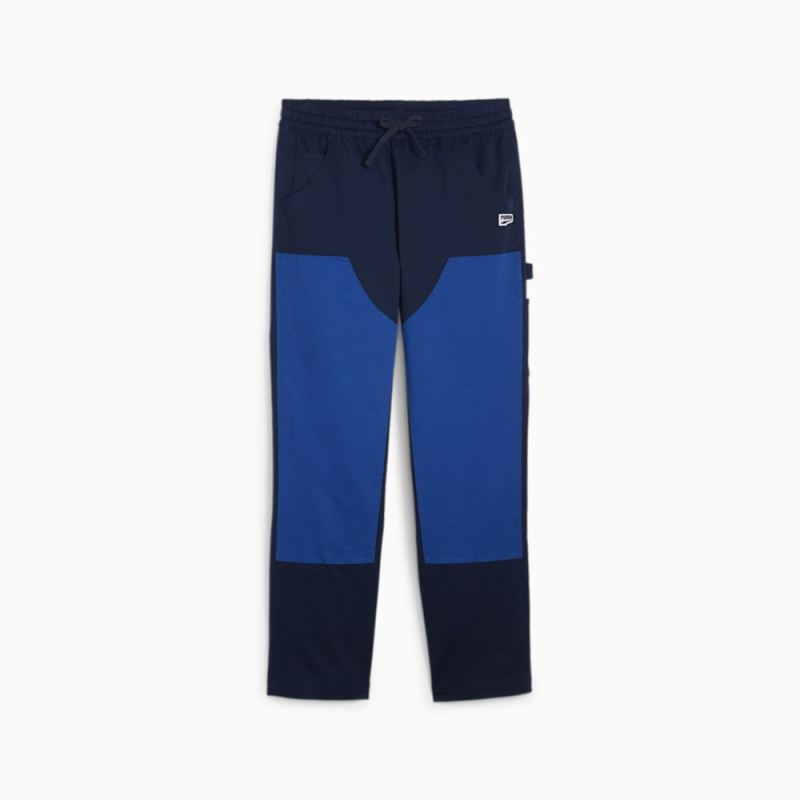 Puma | Men's DOWNTOWN Double Knee Pants - Club Navy