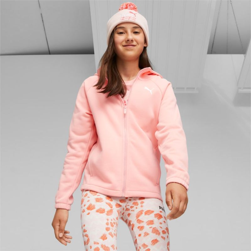 Puma | Boys Mixmatch Pom Pom Big Kids Beanie - Frosty Pink-AOP