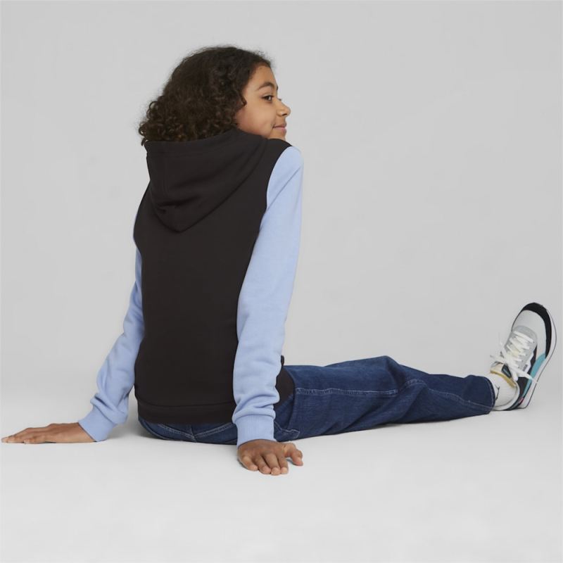 Puma | Girls Classics ColorLogo Big Kids Hoodie - Black