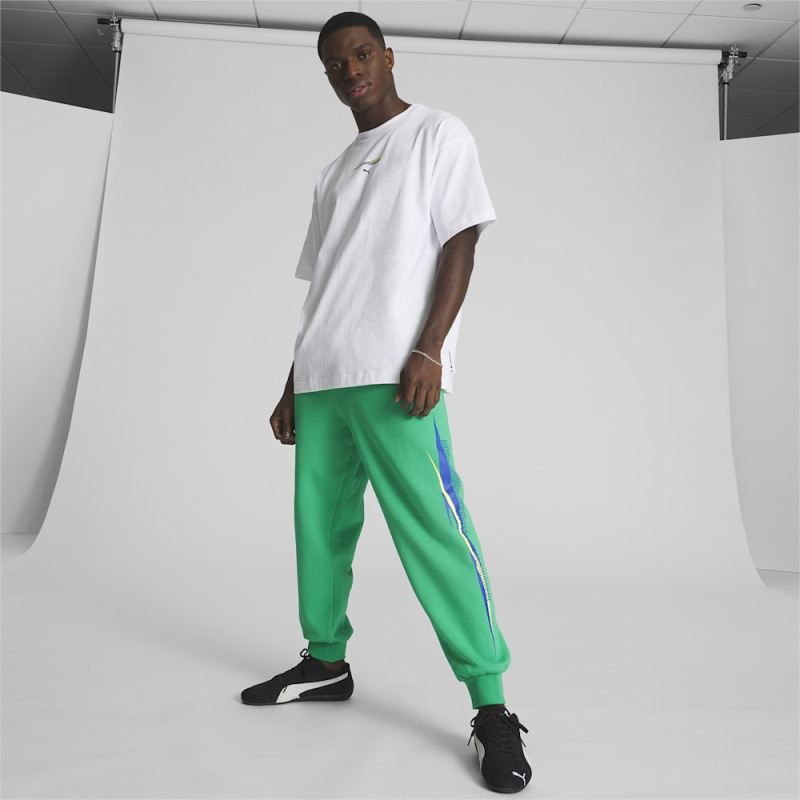 Puma | Men's BMW M Motorsport LS Sweatpants - Grassy Green